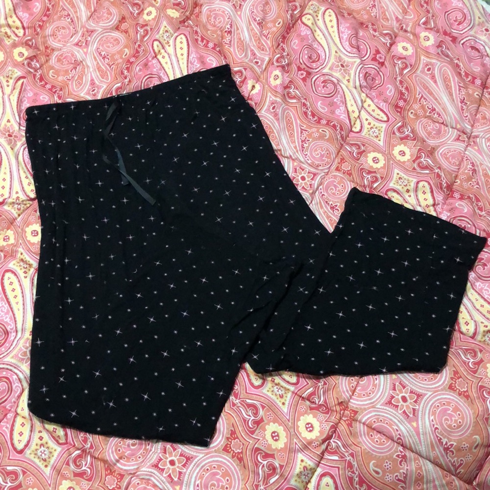 FREE w/$30 | Black Pajama/Lounge Pants